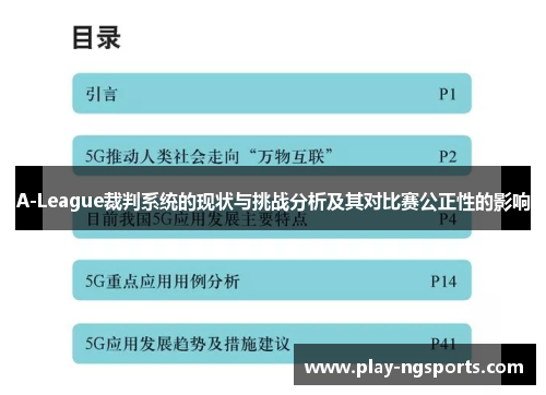A-League裁判系统的现状与挑战分析及其对比赛公正性的影响