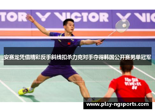 安赛龙凭借精彩反手斜线扣杀力克对手夺得韩国公开赛男单冠军